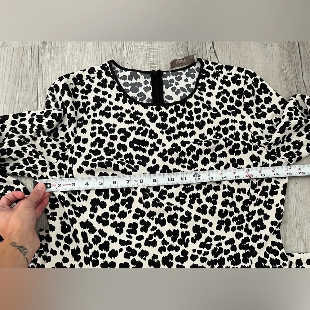 Loft animal print sheath dress 10P